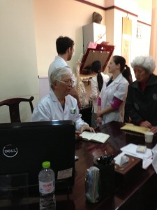 The venerable Dr Tao at work