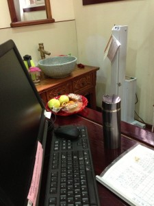 Dr Tao's desk Jian He